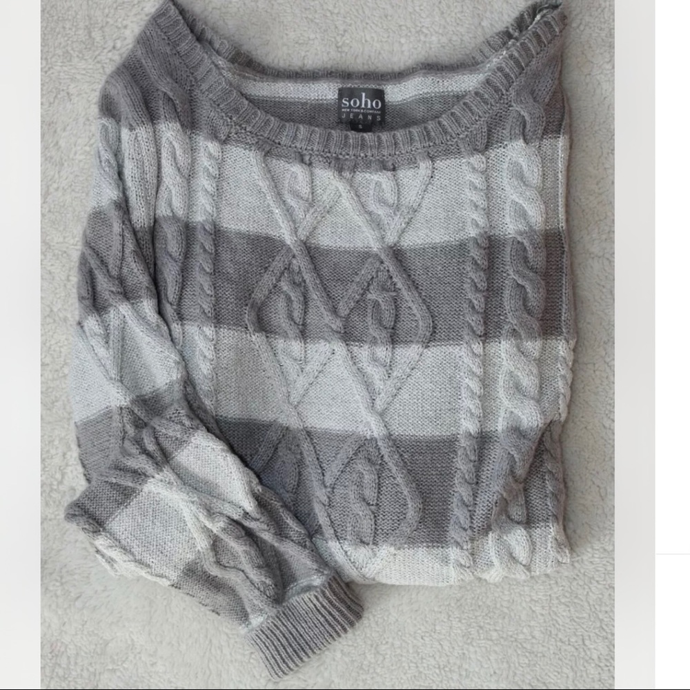 SOHO Women’s Long Sleeve Shimmer Shirt, Sz Small